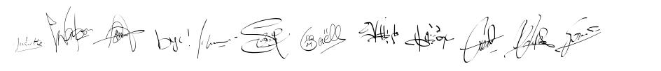 PWSignatures písmo