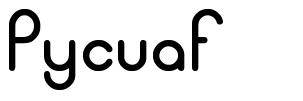 Pycuaf font