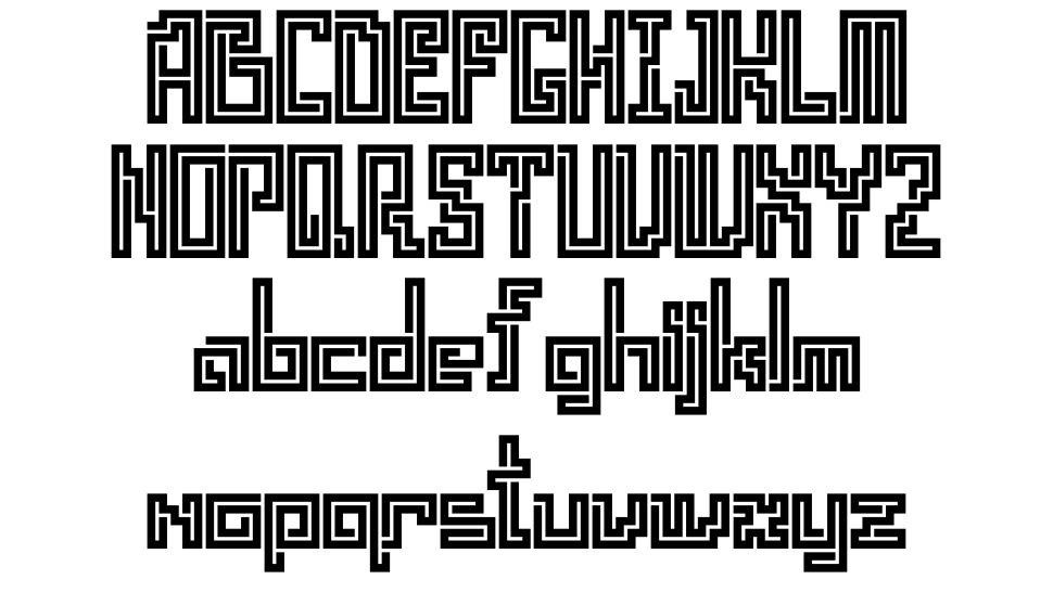 Pype font specimens