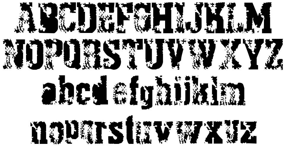 Pythonian Deluxe font specimens