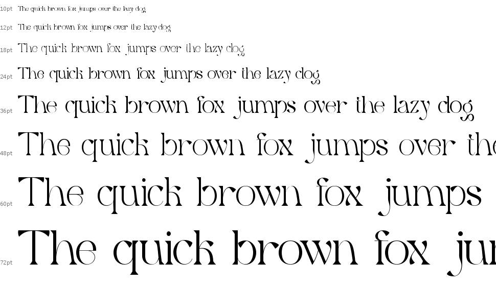 Qaitan Serif font Şelale