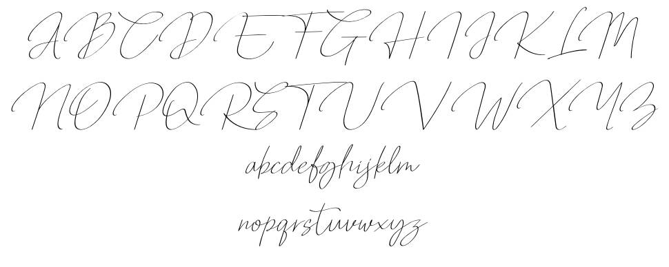 Qalistha font Örnekler