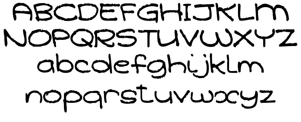 Qarolina písmo Exempláře