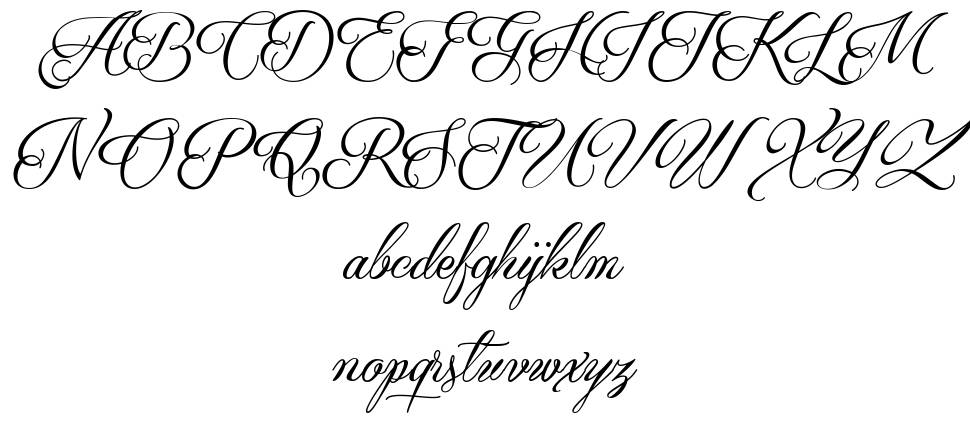 Qaskin 字形 标本