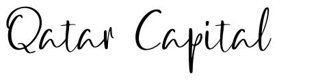 Qatar Capital шрифт
