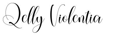 Qelly Violentia шрифт
