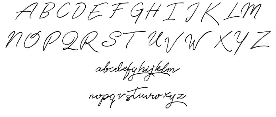 Qetey font specimens