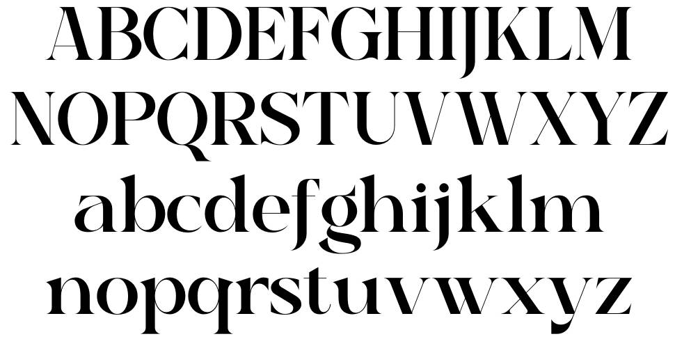 Qilgabe font specimens