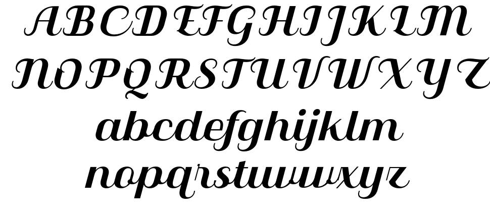 Qilla font Örnekler