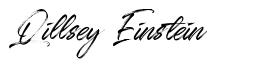 Qillsey Einstein schriftart