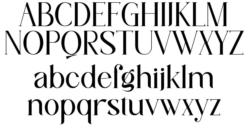 Qimaky font specimens