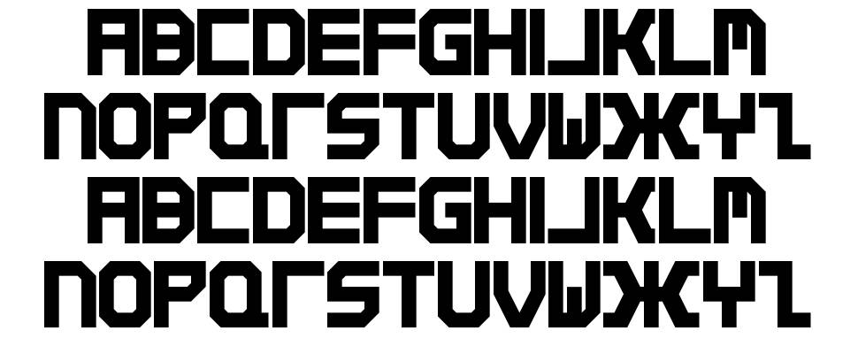 Qirex font specimens