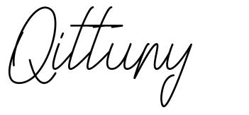 Qittuny font