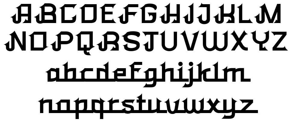 Qobliyah フォント 標本