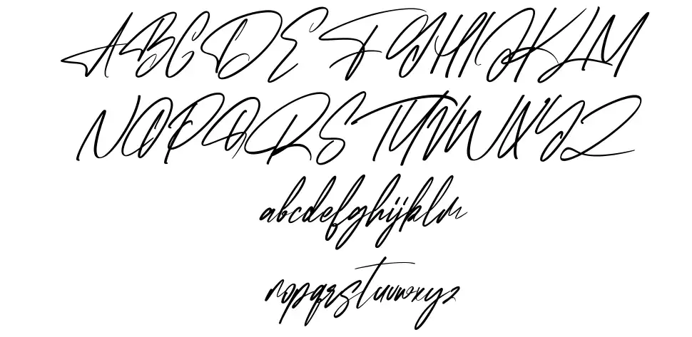 Qobryts schriftart vorschau