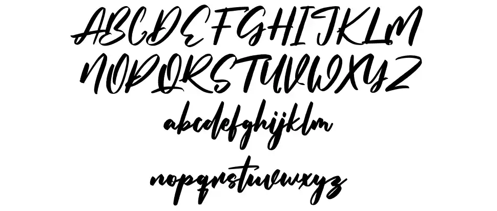 Qritticalyfont specimens