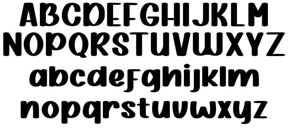 Quacker Slate 字形 标本