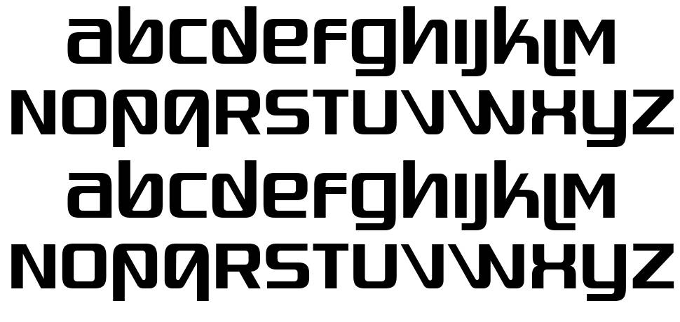 Quadaptor-Regular font Örnekler