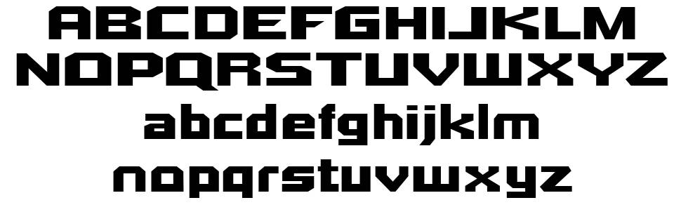 Quadrangle-Regular font specimens