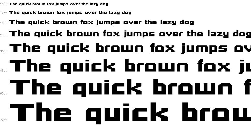 Quadrangle-Regular font Şelale