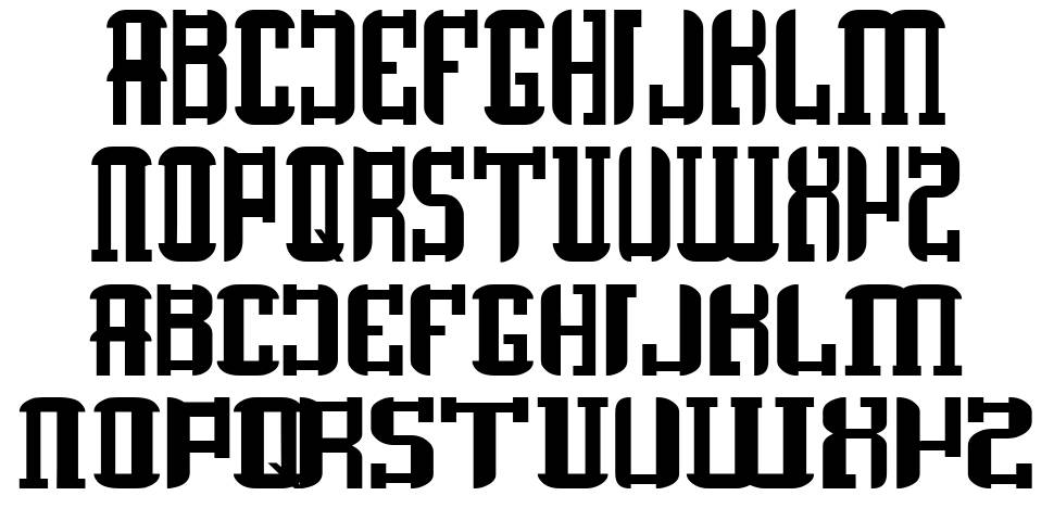 Quadrangulus font