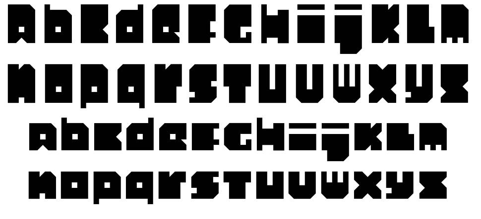 Quadratini フォント 標本