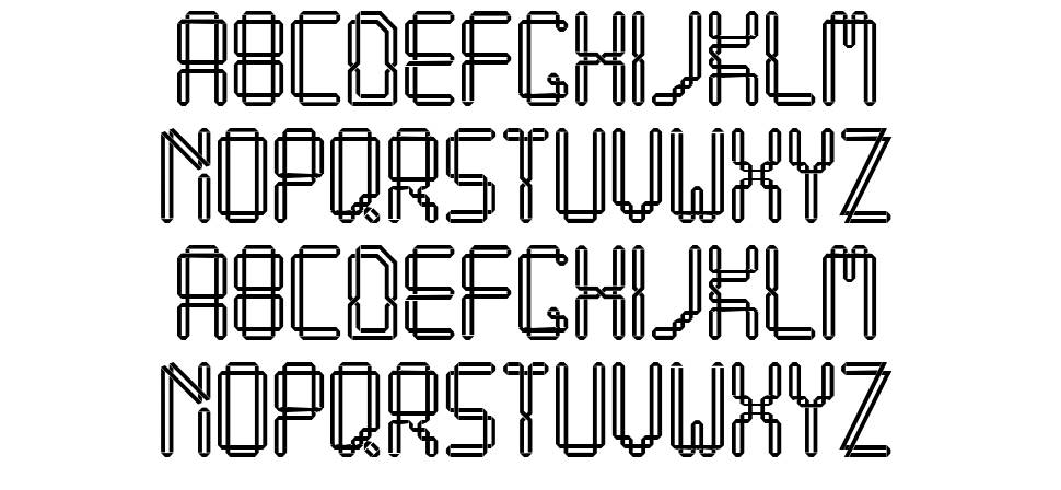 Quadratum フォント 標本