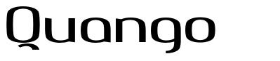 Quango шрифт