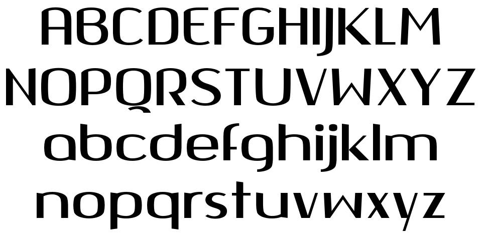 Quango font Örnekler