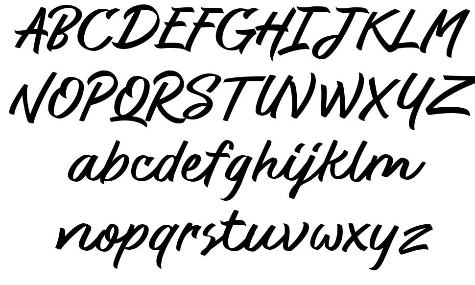 Quantia font by Muhammad Hastian | FontRiver