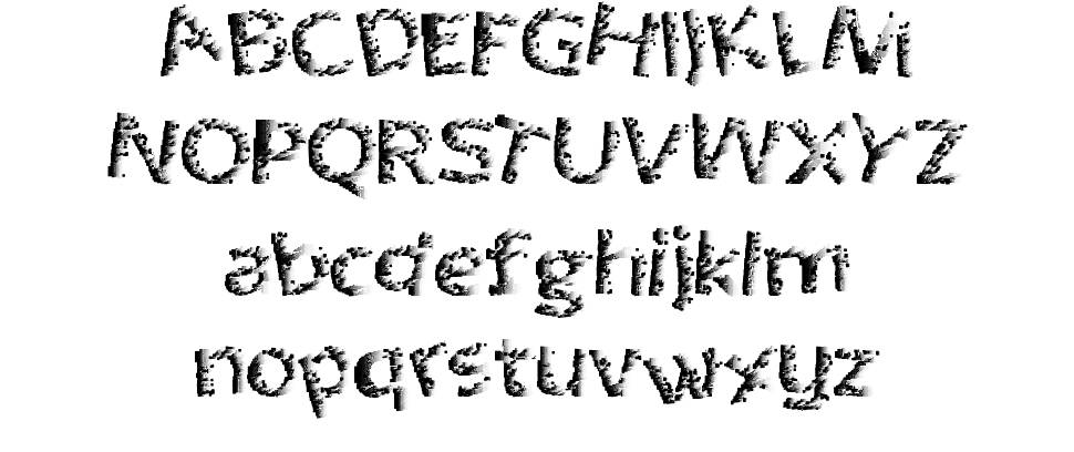 Quantum Pixel font Örnekler