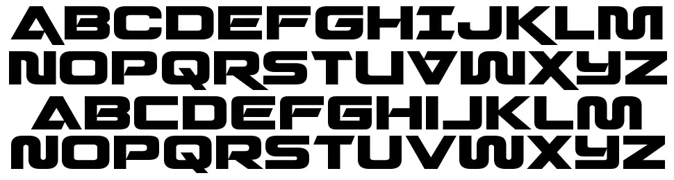 Quark Storm font specimens