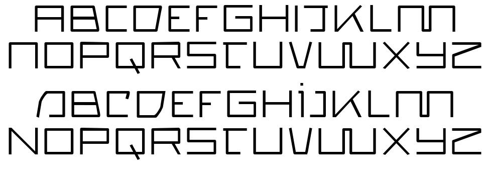 Quasitron font Örnekler