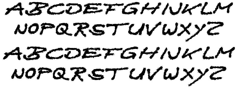 Quast font specimens