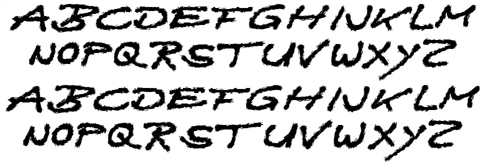 Quast font specimens