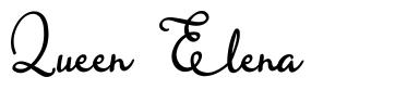 Queen Elena font