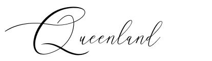 Queenland шрифт