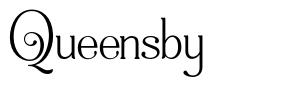 Queensby font
