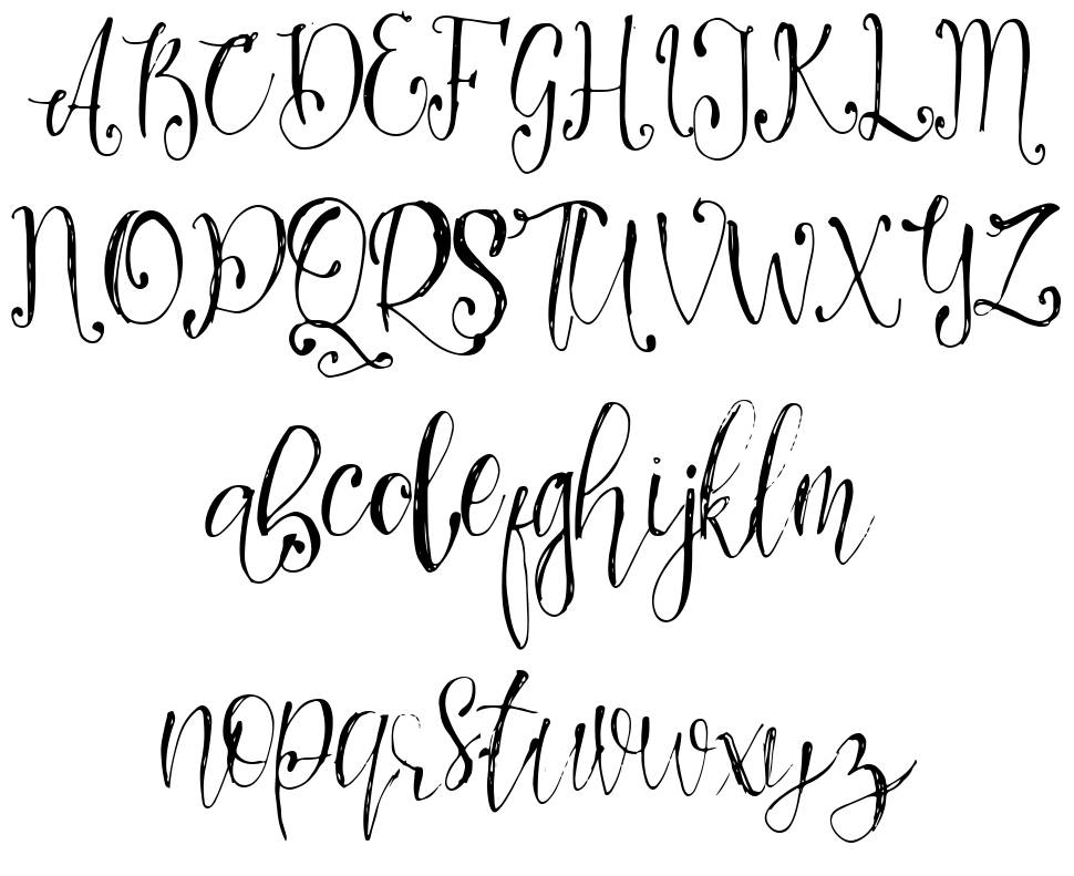 Queeny font Örnekler