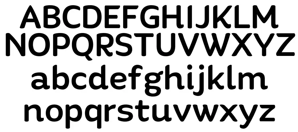 Quenda font specimens