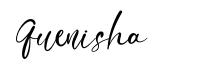 Quenisha 字形
