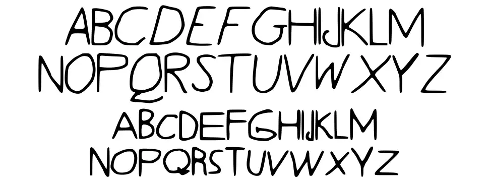 Quentrellfont specimens