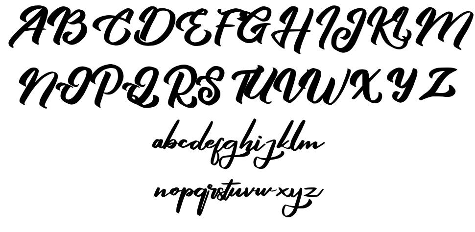 Queny schriftart vorschau