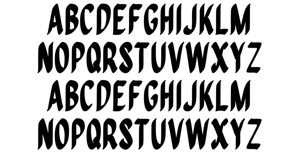 Quiapo font Örnekler