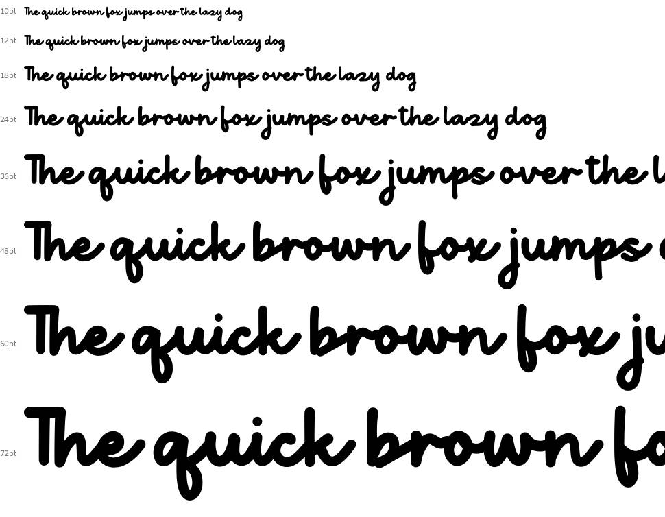 Quichflour шрифт Водопад