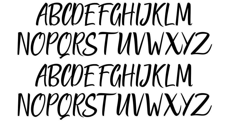 Quick Bridge font specimens
