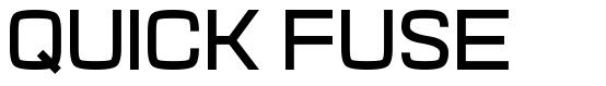 Quick Fuse 字形