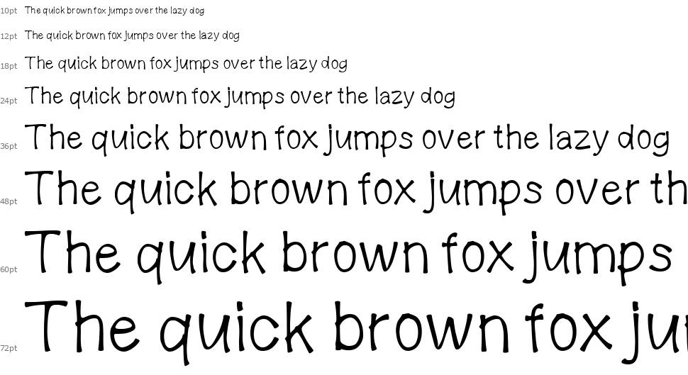 Quick Gram font Şelale