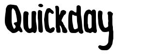 Quickday font