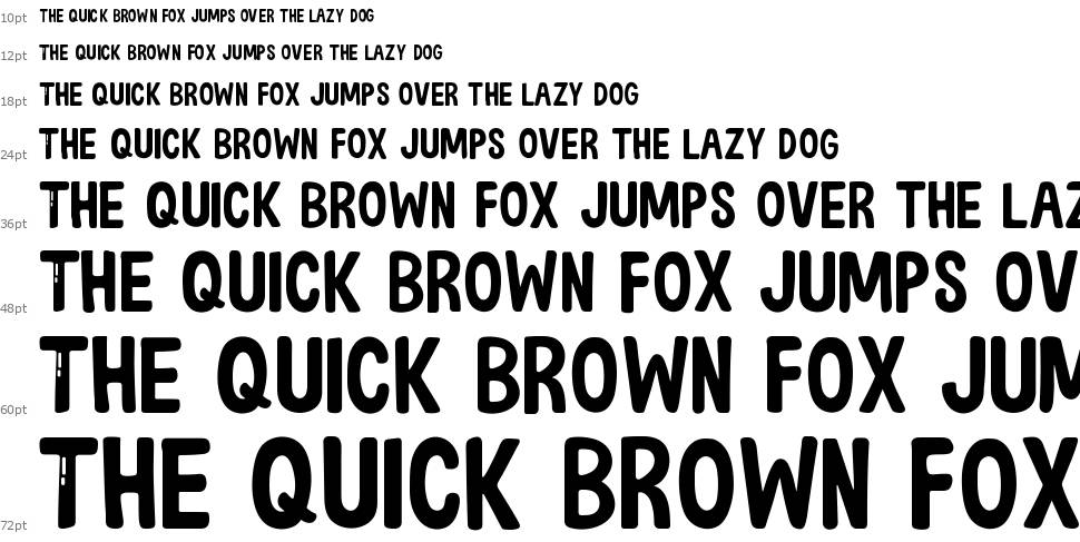 Quickens font Waterfall
